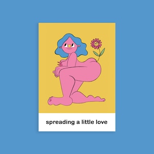 Diffondere un po' d'amore A6 Card