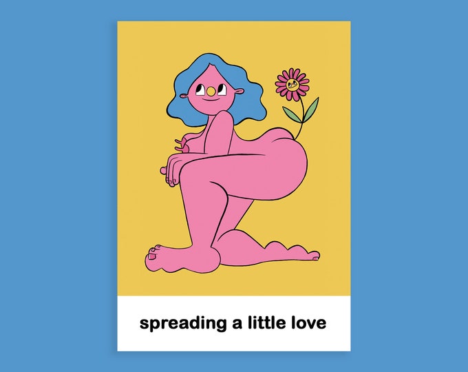 Spreading A Little Love A6 Card