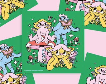 Pixie Pals Postcard Print