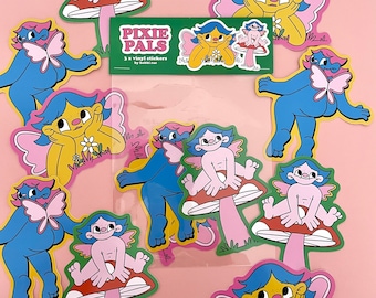 Pixie Pals Vinyl Sticker Set