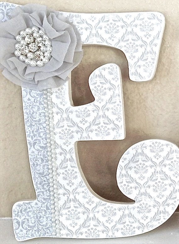 Custom Wooden Nursery Letters Baby Girl Nursery Decor | Etsy