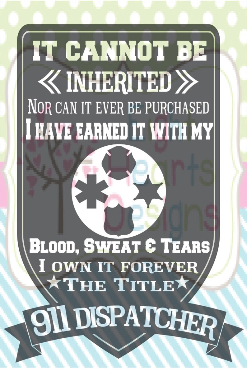 Download SVG 911 Dispatcher Sign SVG | Etsy