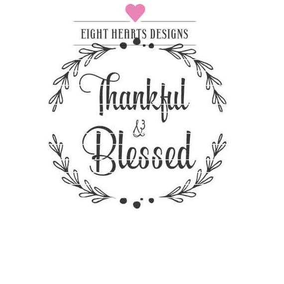 Download Thankful Blessed Cut Able Svg Studio Design File For Cricut Etsy