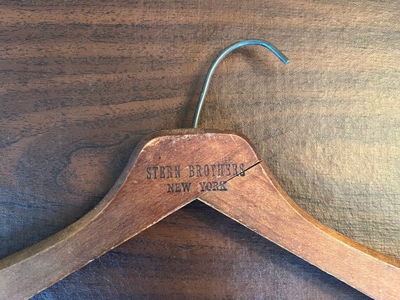 Stern Brothers Wooden Hanger Sterns Department Store New York Circa 1920 Etsy