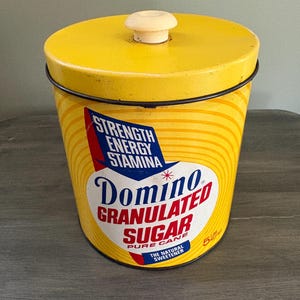 Vintage Dominos Sugar Container - Etsy