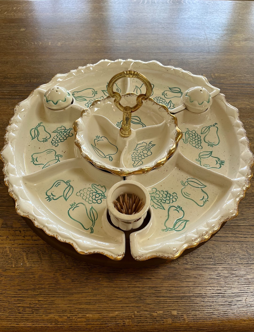 California Pottery Lazy Susan