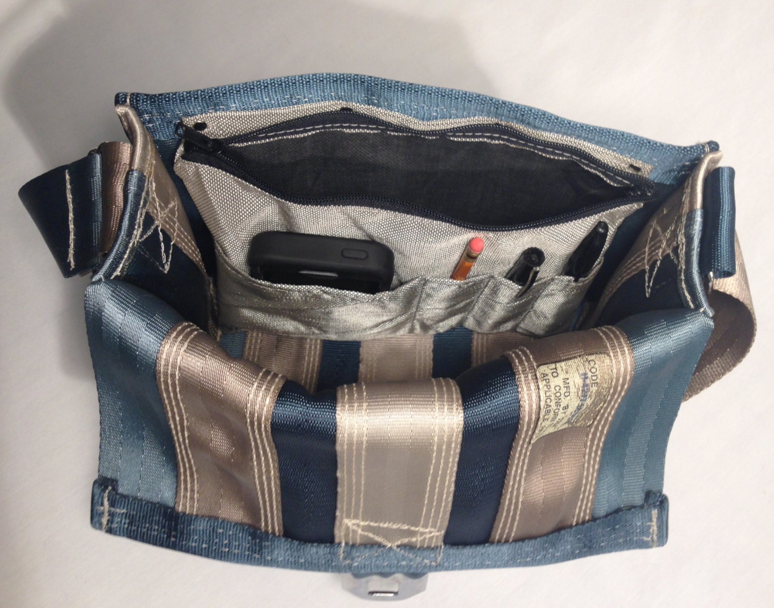 Seatbelt Purse Seatbelt Bag Beige and Red Seat Belt Bag Gifts Etsy