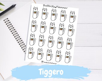 Payday Tiggero Cat Character Planner Stickers