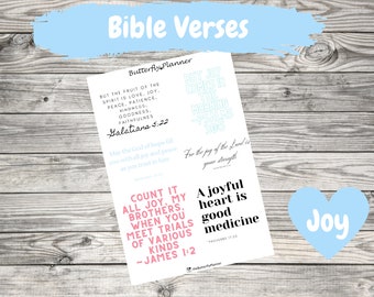 Joy Bible Verse Stickers