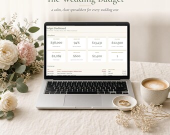 Wedding Budget Spreadsheet and Template for Excel & Google Sheets, Wedding Budget Tracker, Expense and Payment Planner, Cost Calculator