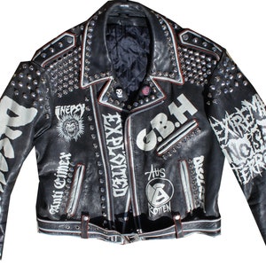 ボロ　ジャケットcrust punk 666 DIY discharge discharge : r/crustpunk