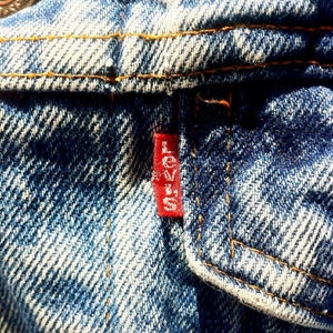 Studded Levi's Denim Jacket Oversize Boyfriend Fit Women / Men Shoulders Vintage Grunge Punk image 3