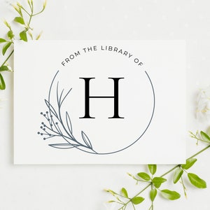 Personalized Book Lover Gift Embosser | Monogram Book Stamp Embosser | Rubber Stamp, Self Inking Stamp or Embosser | Name Embosser | 1830