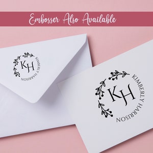 Personalized Book Lover Gift Embosser | Monogram Book Stamp Embosser | Rubber Stamp, Self Inking Stamp or Embosser | Name Embosser | 1859