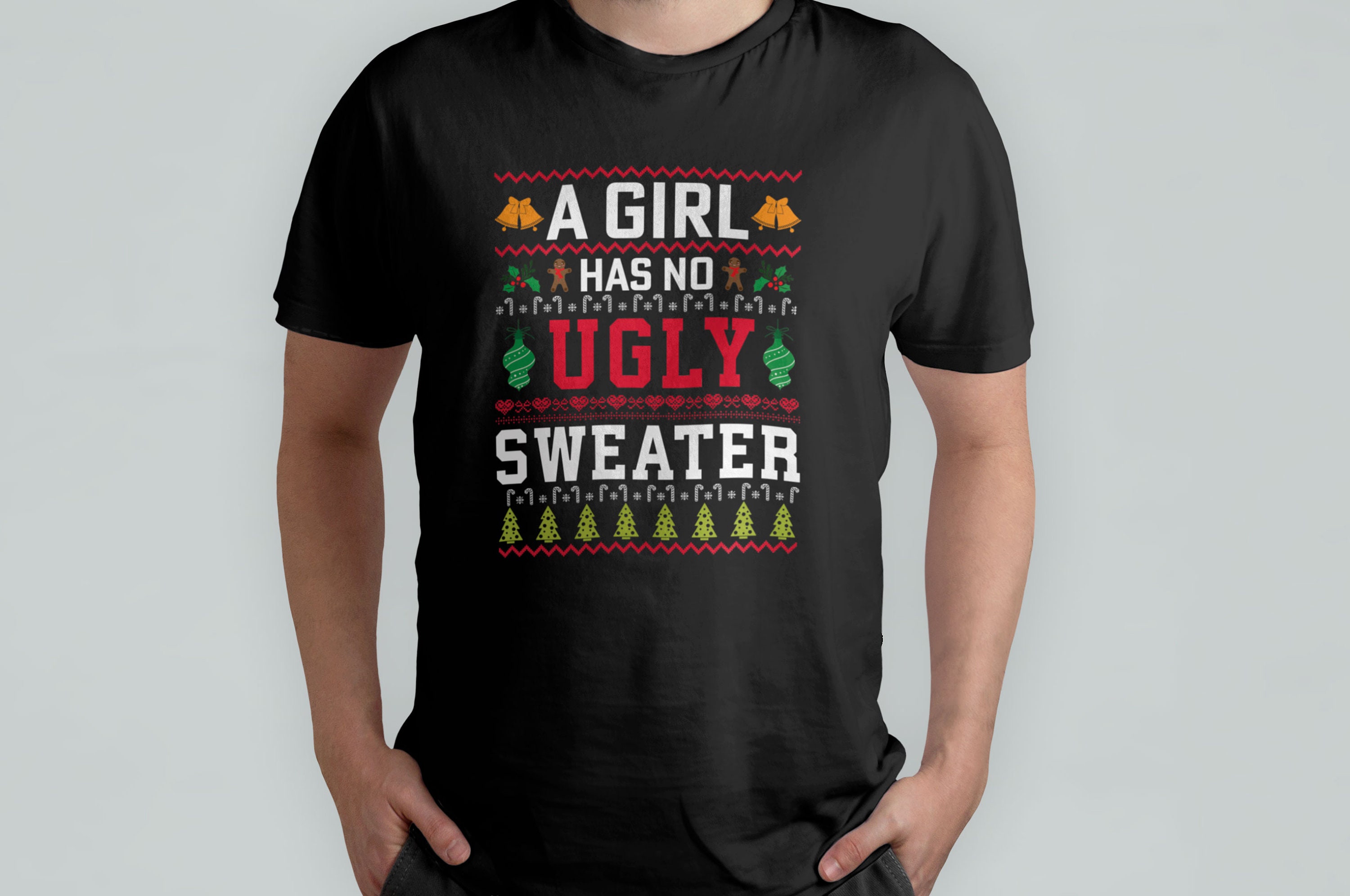 tall size ugly christmas sweater