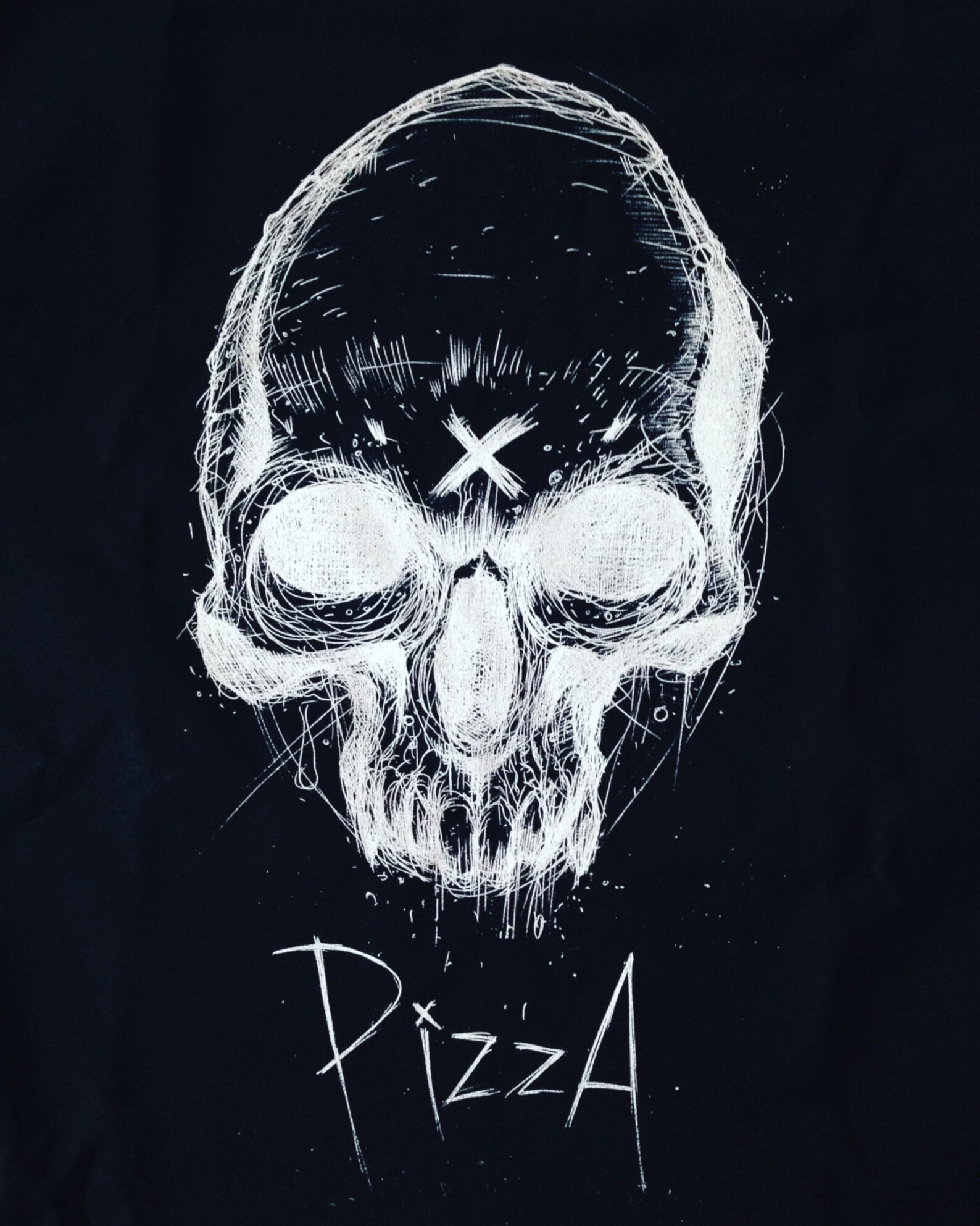 Pizza Pentagram Pizza Pinhead Skull - Etsy