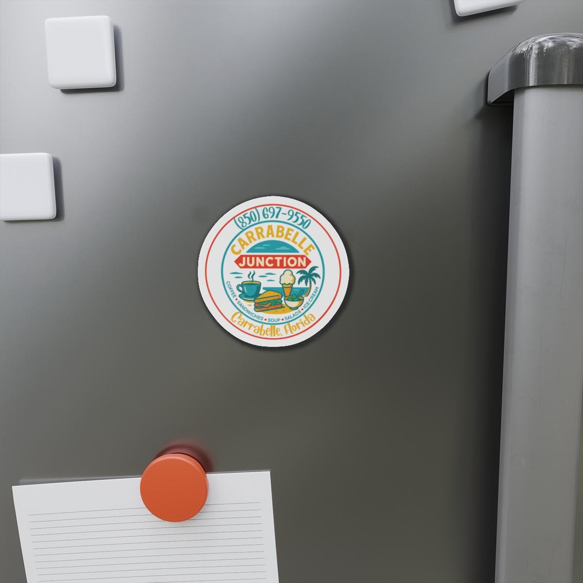 Carrabelle Junction Souvenir Magnet | Carrabelle, Florida Cafe | 2" - 6" sizes