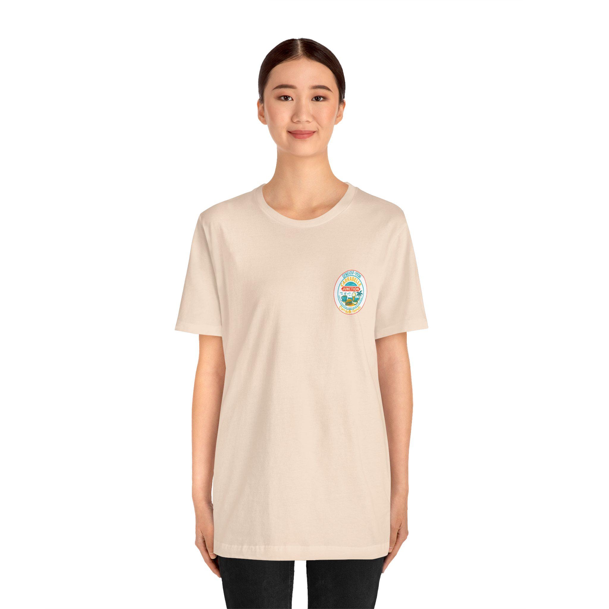 Carrabelle Junction T-Shirt | Souvenir Shirt | Carrabelle Florida | Restaurant Logo | The Junction | Foodie T-shirt | Retro Cafe