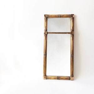 NYC Local Pick Up - 19th Century Rectangular Mirror - Gold Gilding - Antique
