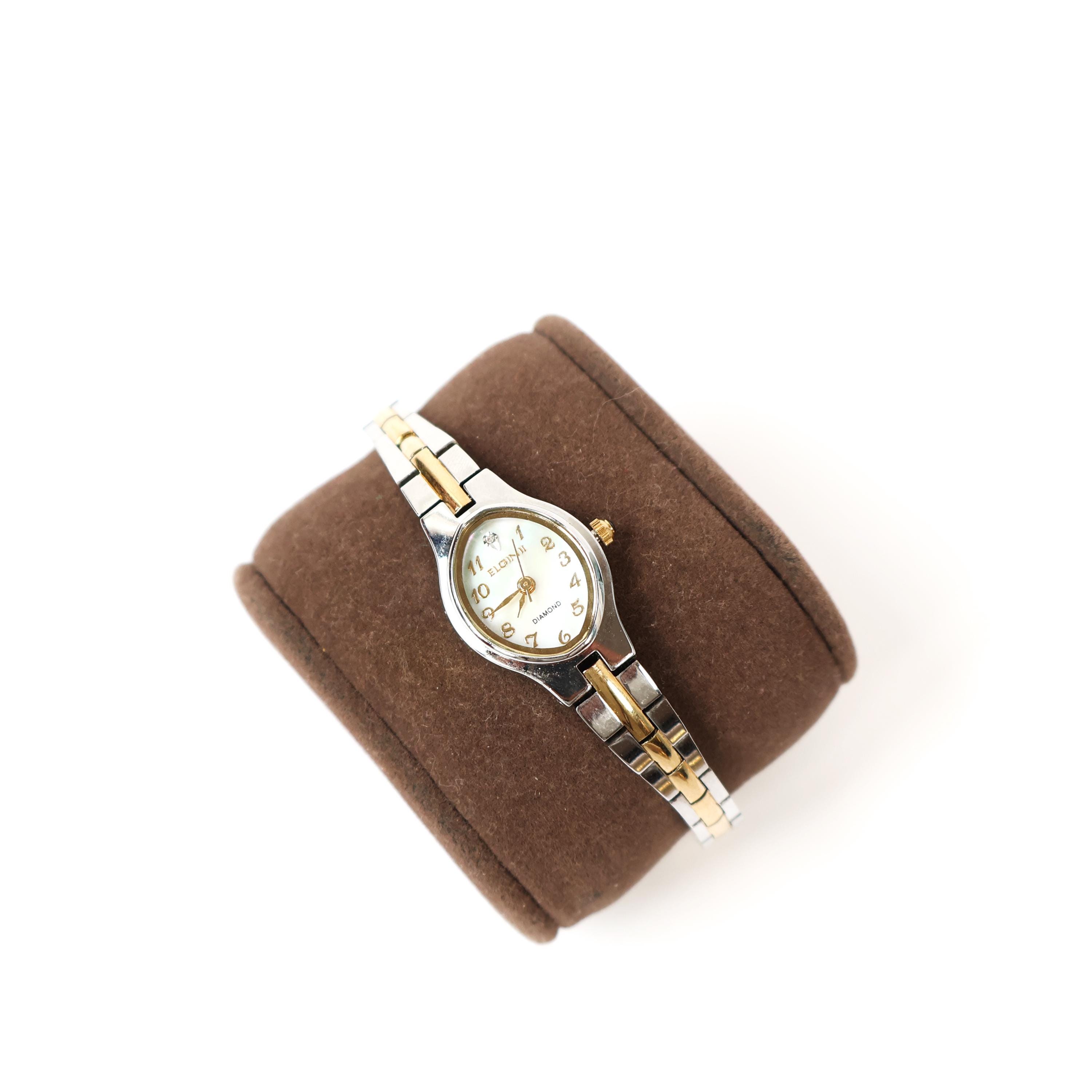 Two-Tone Elgin Watch with Mother of Pearl Dial 8ec57754-35aa-4d3a-b174-  main image 4