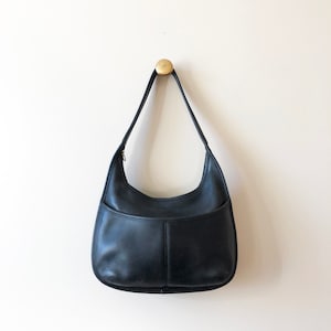 Vintage+Coach+Ergo+Leather+Shoulder+Bag+Hobo+Purse+9033+Black for sale  online