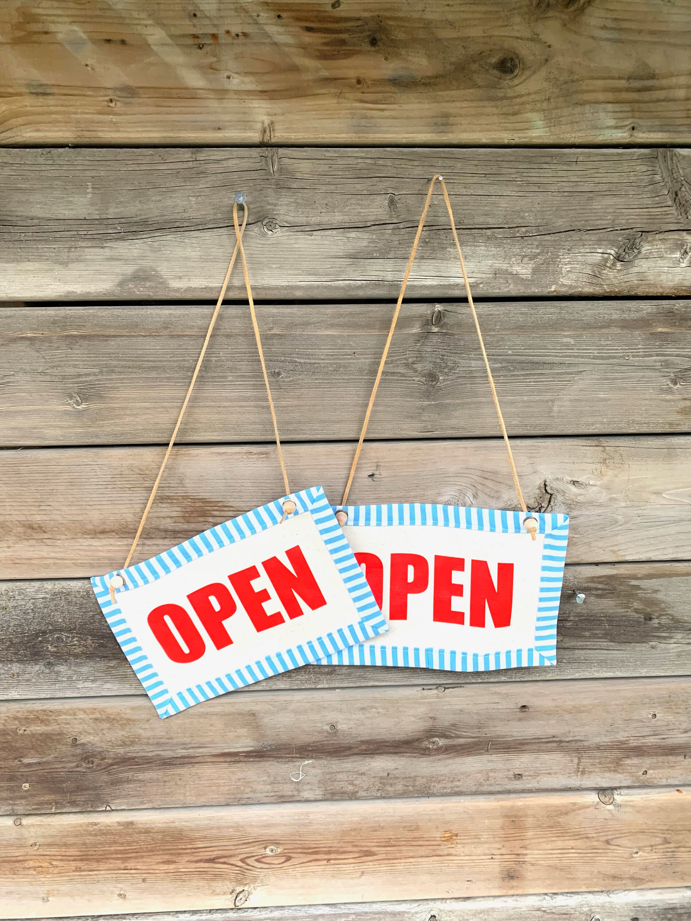 OPEN / CLOSED Sign for Open Ended Play, Educational Toy Open Closed ...