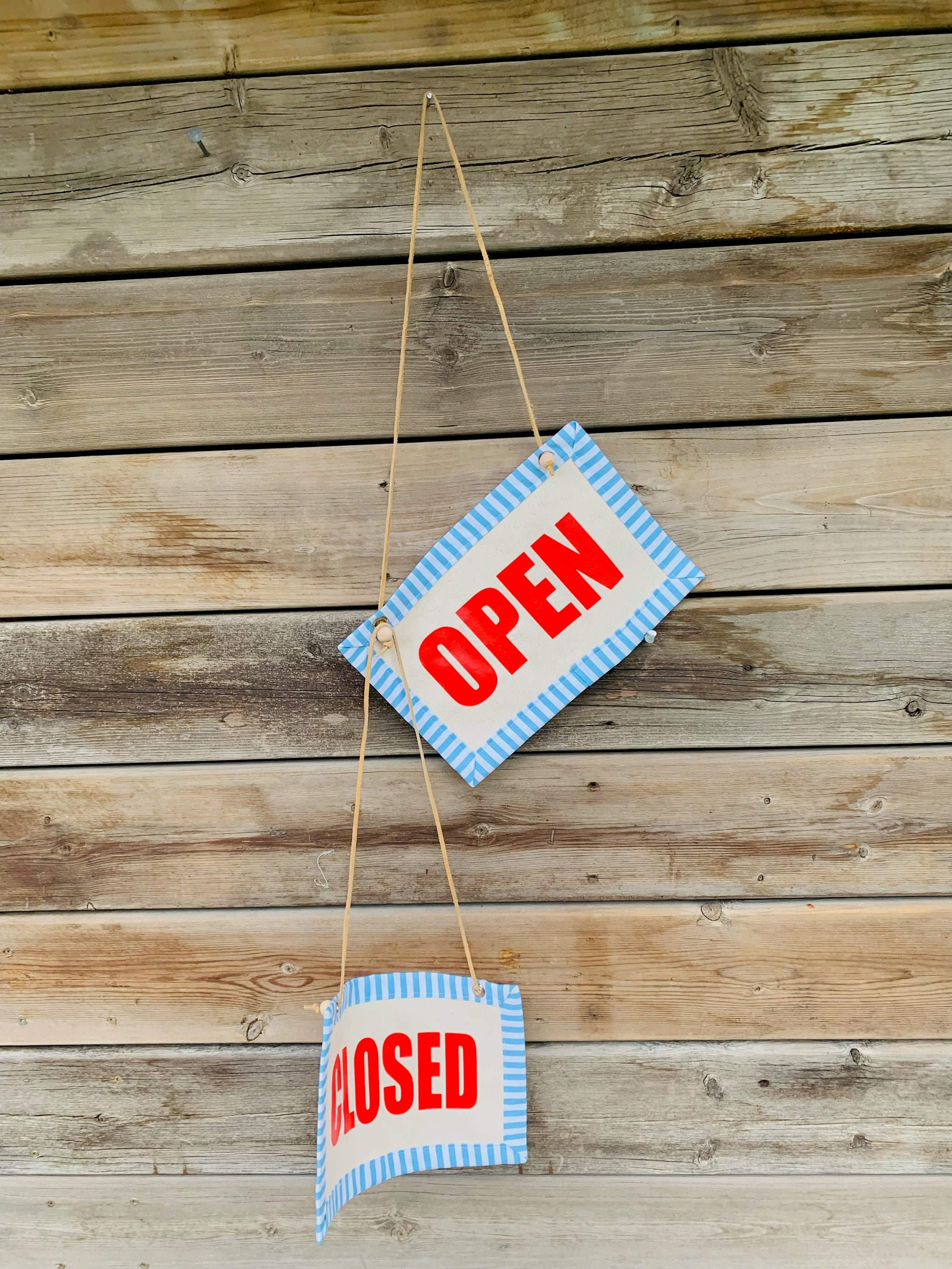OPEN / CLOSED Sign for Open Ended Play, Educational Toy Open Closed ...