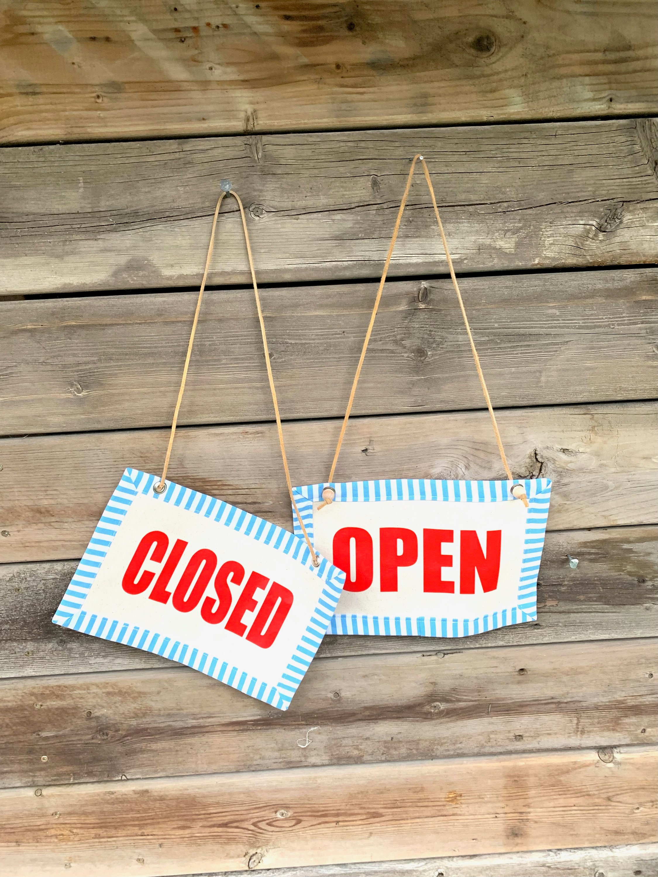 OPEN / CLOSED Sign for Open Ended Play, Educational Toy Open Closed ...