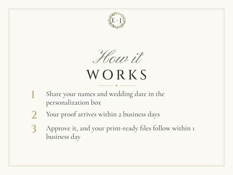 Custom Wedding Welcome Sign, Monogram Welcome Sign with Names and Date, Wreath Wedding Sign, Printable 24x36 Digital File image 4