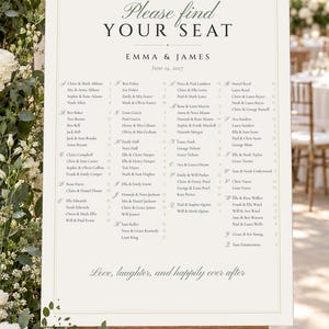 Custom Wedding Sign Bundle, Monogram Welcome Sign, Seating Chart, Name Tents, Menu and Bar Sign, Printable Digital Files image 2