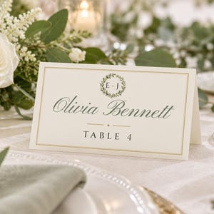 Custom Wedding Sign Bundle, Monogram Welcome Sign, Seating Chart, Name Tents, Menu and Bar Sign, Printable Digital Files image 4