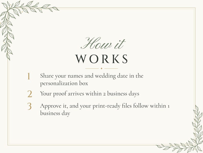 Custom Wedding Welcome Sign, Botanical Line Art Welcome Sign with Names and Date, Minimalist Wedding Sign, Printable 24x36 Digital File image 4