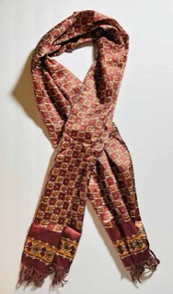 Vintage Checkered Scarf