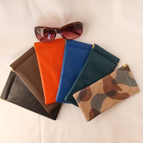Leather Glasses Case Etsy UK