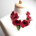 see more listings in the Felt Floral Necklace section