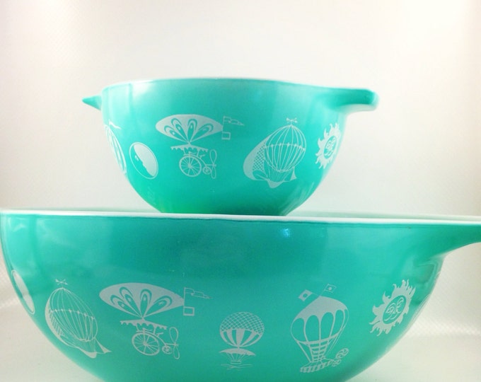 Pyrex Hot Air Balloon Chip and Dip Set Etsy