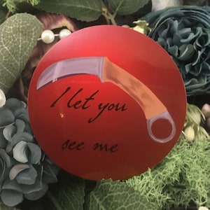 Ich lass dich sehen Hannibal Aufkleber, Hannibal Aufkleber, Fannibal Aufkleber, lustige Aufkleber, TV-Show-Aufkleber, Hannibal-TV-Show, Vinyl-Aufkleber