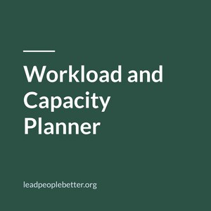 Workload and Capacity Planner Spreadsheet, Team Resource Planning Template for Managers, Weekly Capacity Tracker, Digital Download