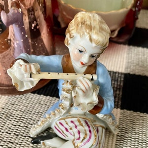 陶器人形　フルート奏者 Flute figurines - Etsy 日本