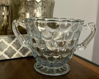 Anchor Hocking Light Blue Bubble Glass