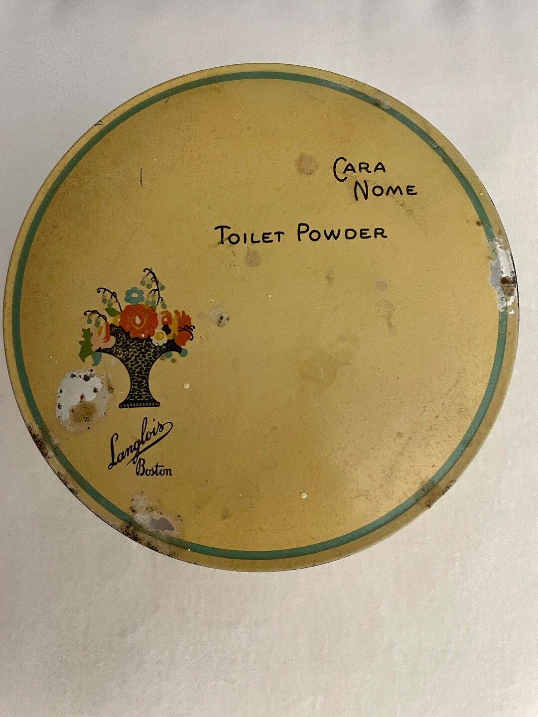 Vintage Dusting Powder Box Etsy