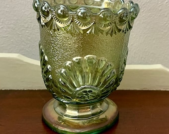 Striking Carnival Glass Piece