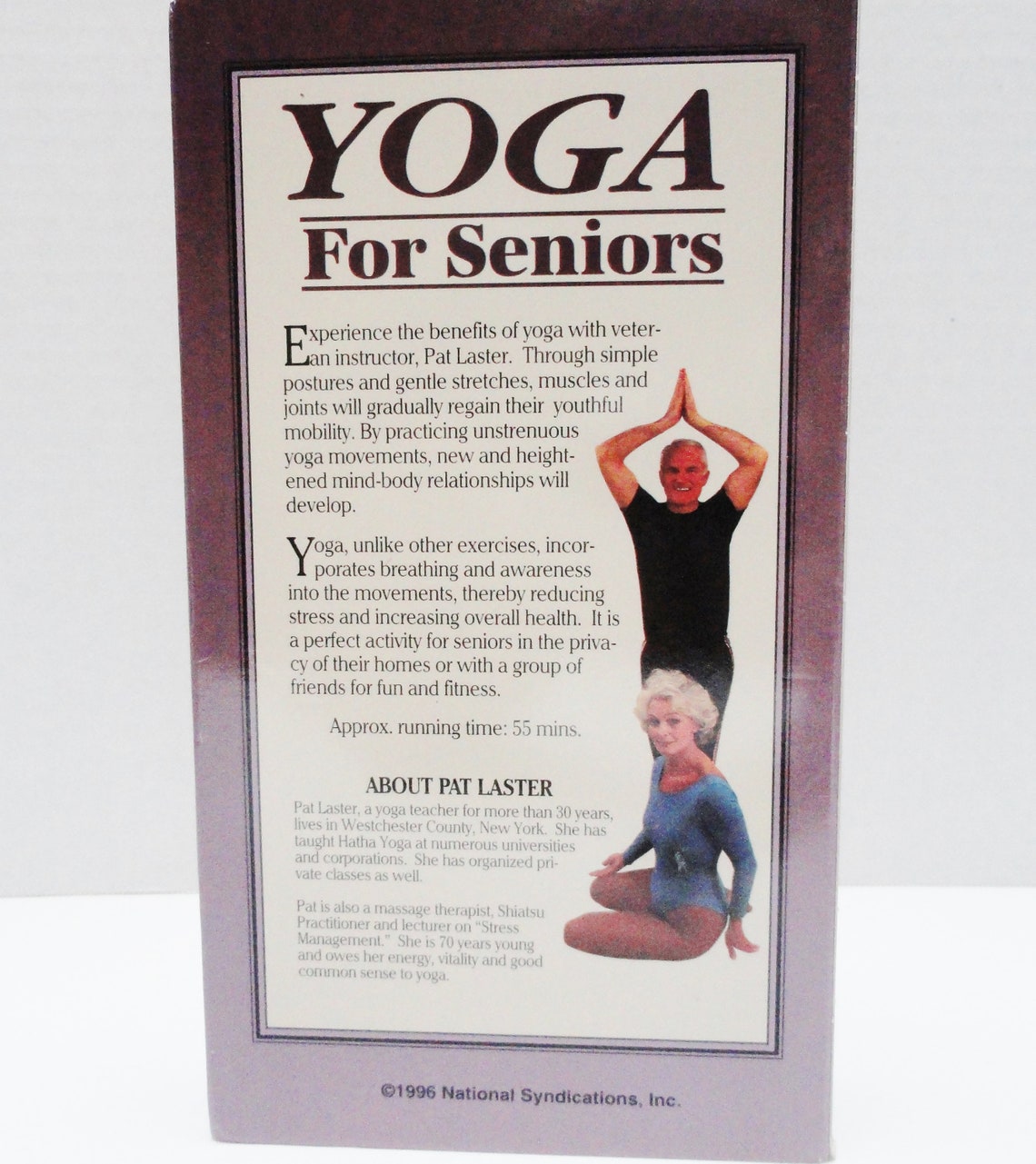 Vintage VHS Tape Yoga for Seniors Workout Tape Yoga Tape Etsy