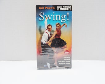 Vintage VHS Tape| Learn to Swing Dance in Minutes!| Cal Pazo's Swing!| New Hobby Tape| Swing Dance| Dance VHS Tape