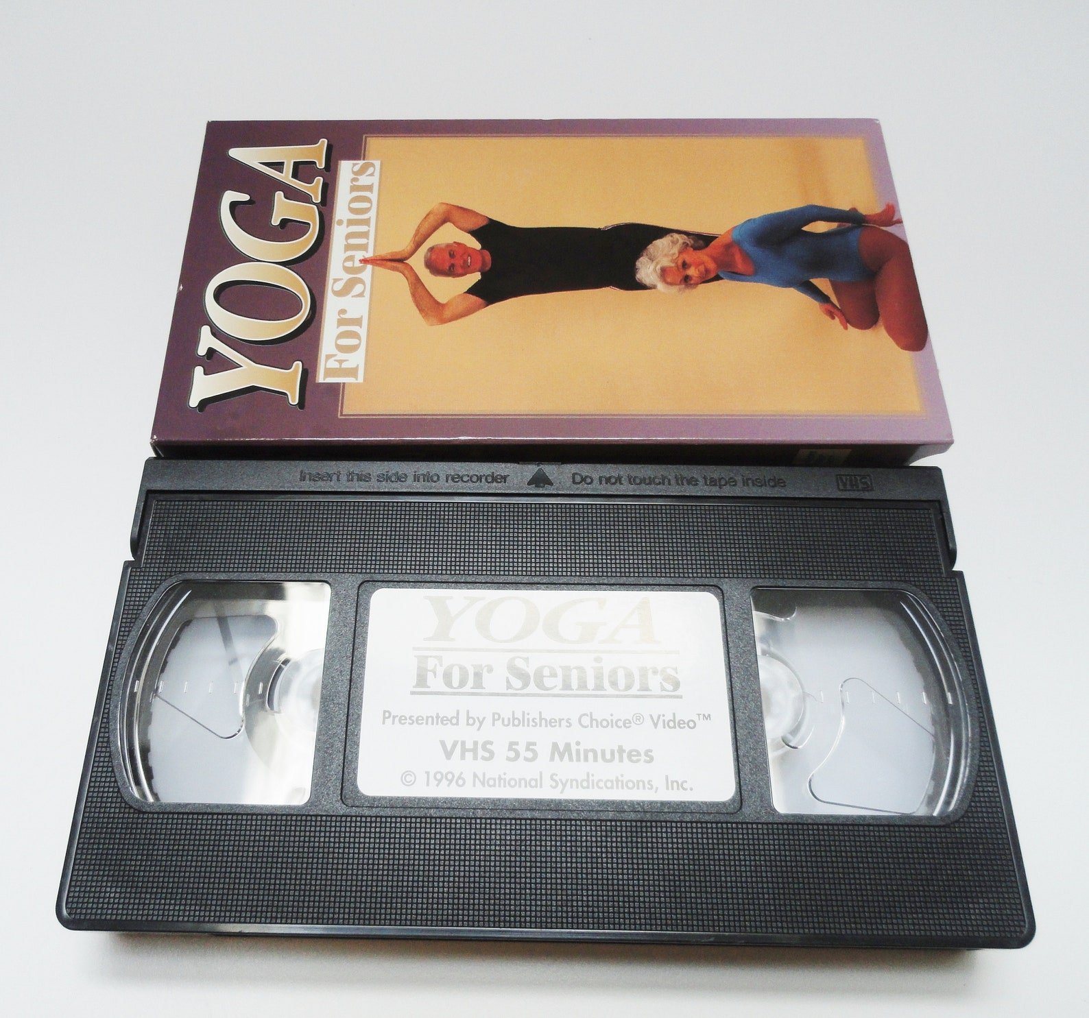 Vintage VHS Tape Yoga For Seniors Workout Tape Yoga Tape Etsy