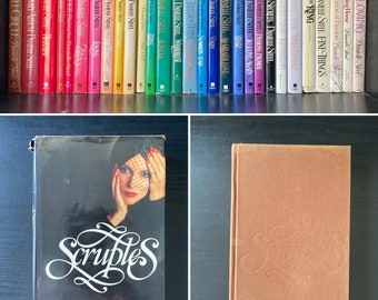 2 70s Scandal Romance Novels| 70s Scruples and 80s Princess Daisy by Judith Krantz Hardback| 70s Romance Novel