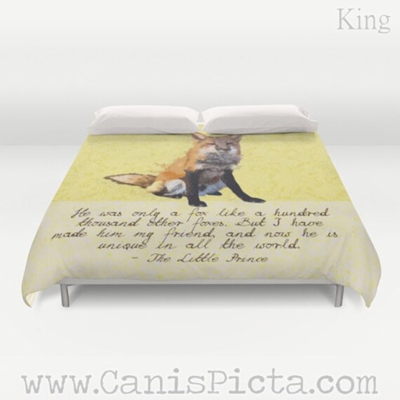Fox The Little Prince Duvet Cover Woodland Queen King Size