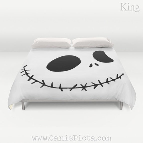 Duvet Cover Jack Skellington Nightmare Before Christmas Etsy