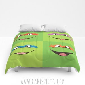Nickelodeon Teenage Mutant Ninja Turtles 4 Piece Toddler Bedding Set Walmart Com Walmart Com