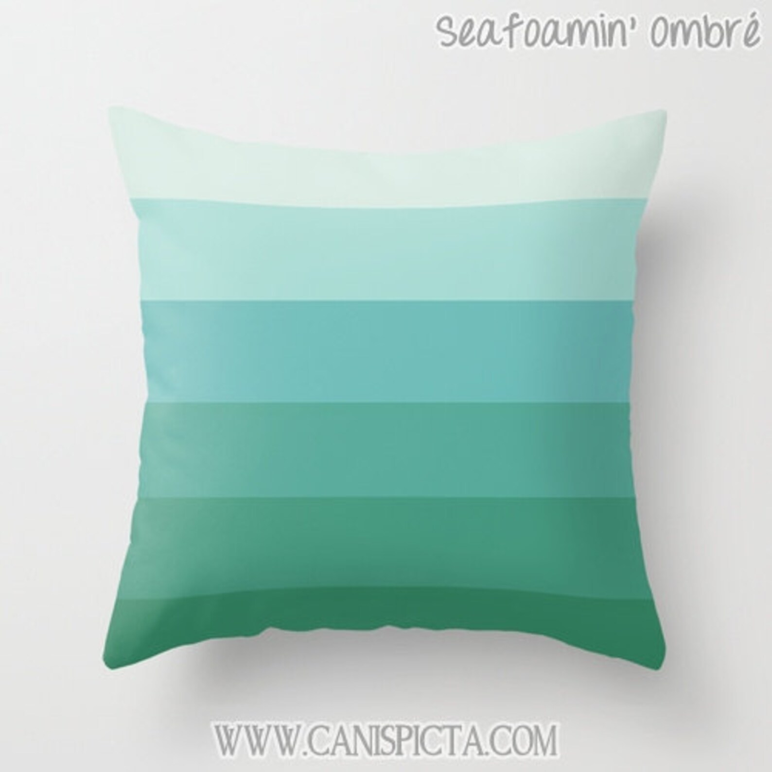 OMBRE Throw Pillow 16x16 Graphic Print Cover Couch Art Home Etsy